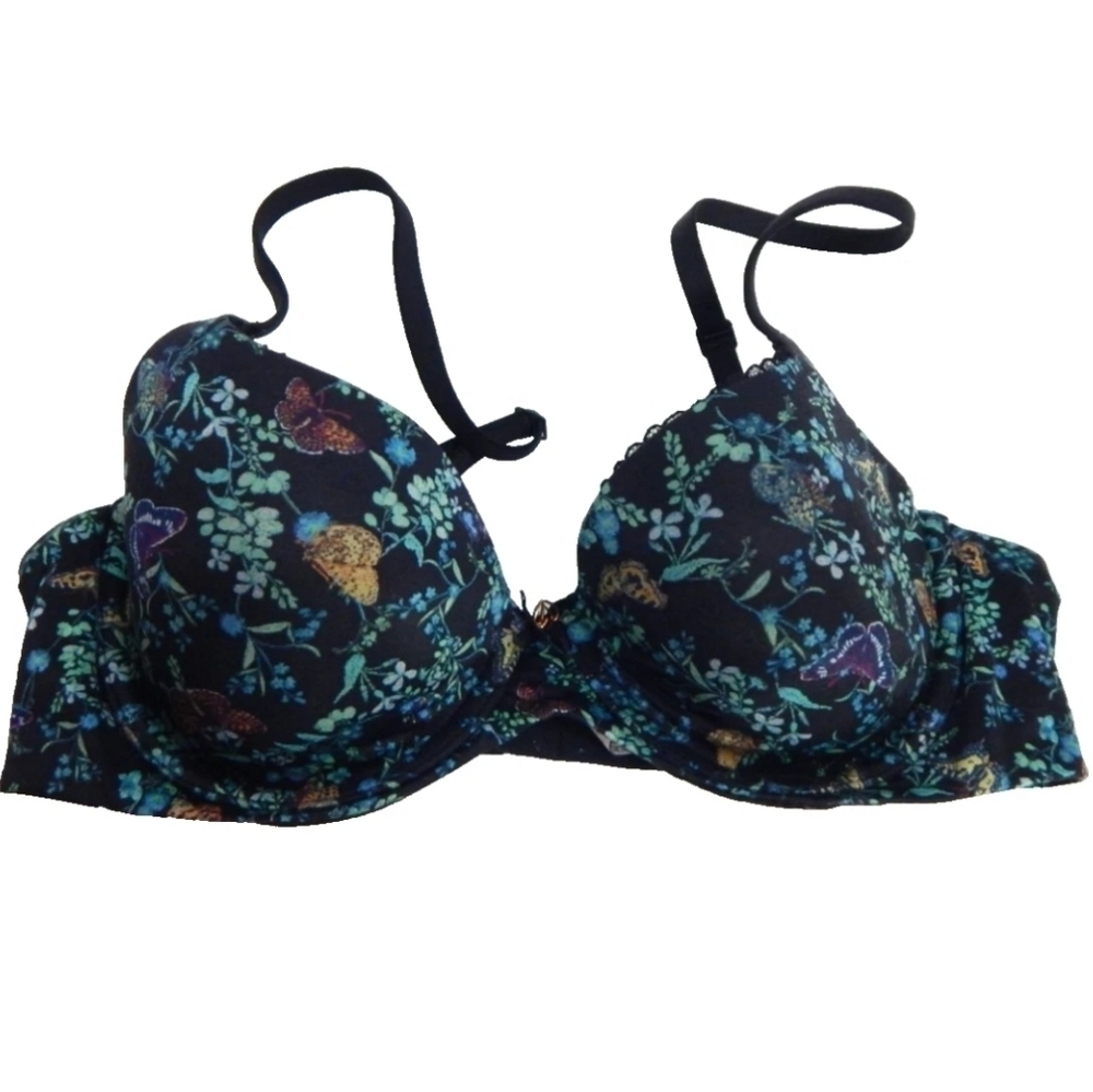 Victoria's Secret Lined Demi Bra Butterfly